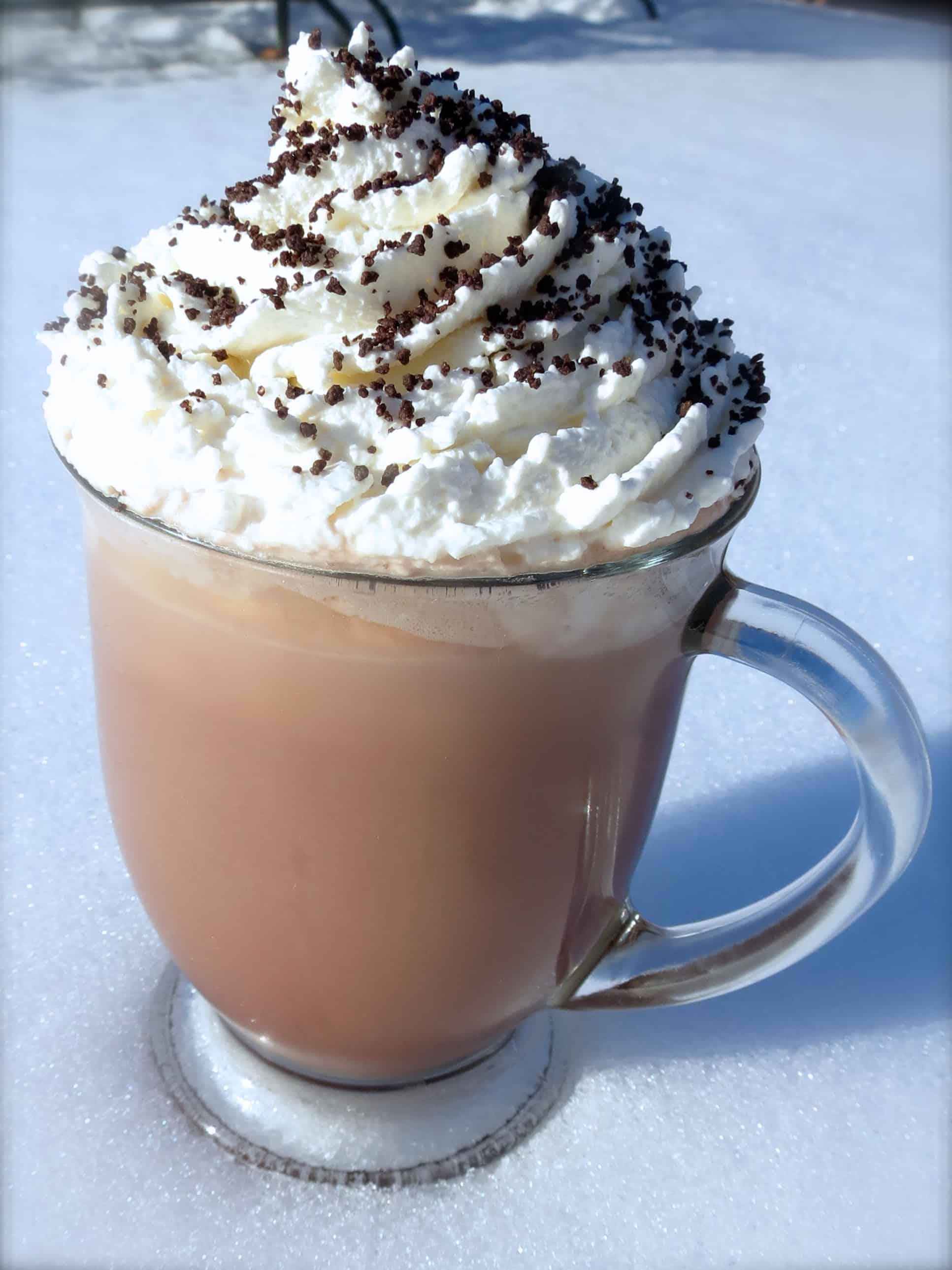 Rich Creamy Hot Chocolate With Homemade Whipped Cream Sprinkle Some 
