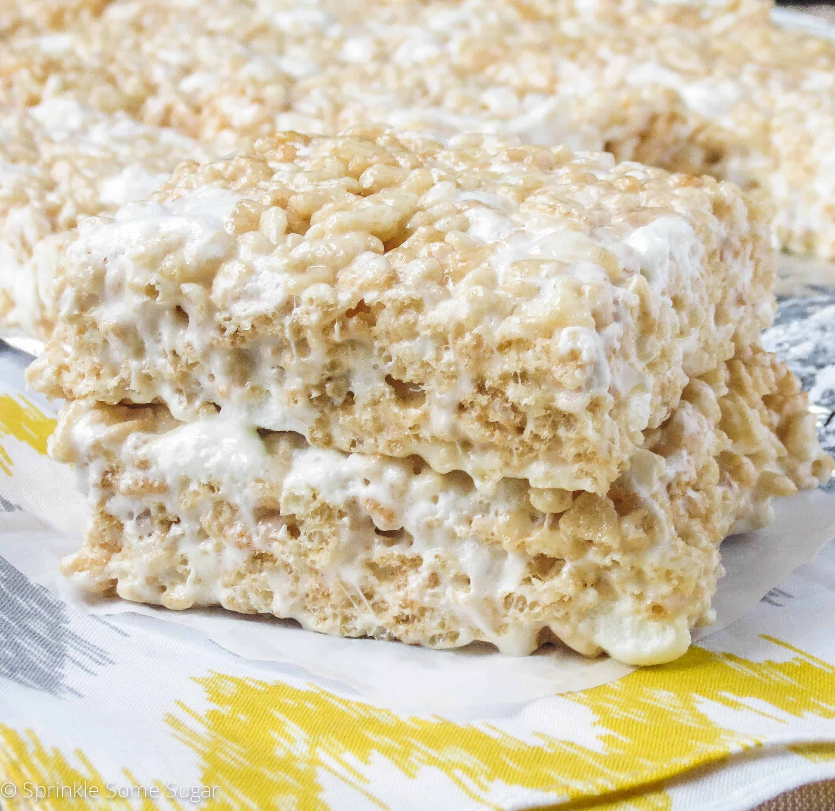 Perfect Rice Krispie Treats Sprinkle Some Sugar