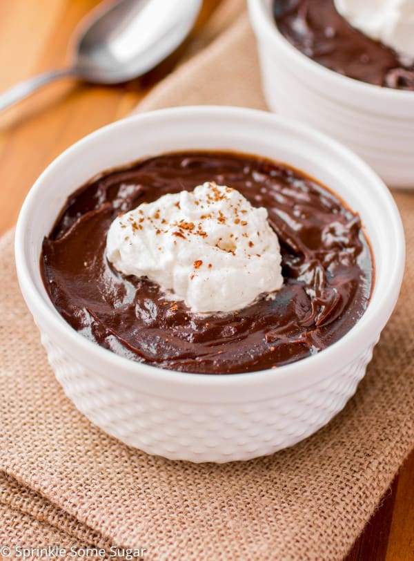 Homemade Chocolate Pudding - Sprinkle Some Sugar