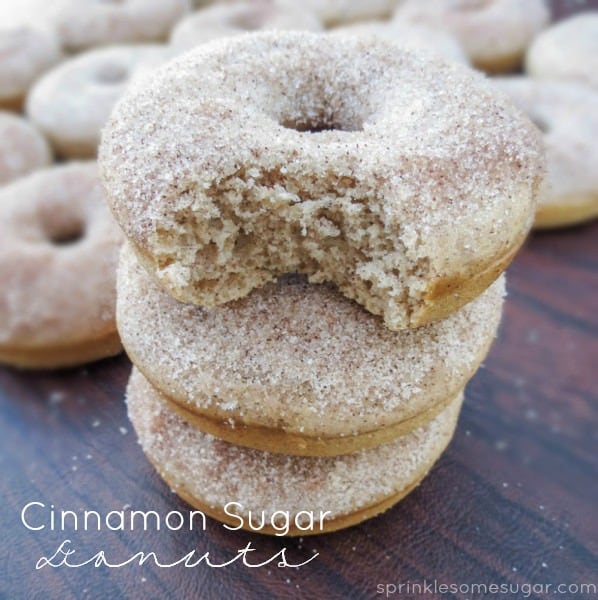 Cinnamon Sugar Donuts - Sprinkle Some Sugar