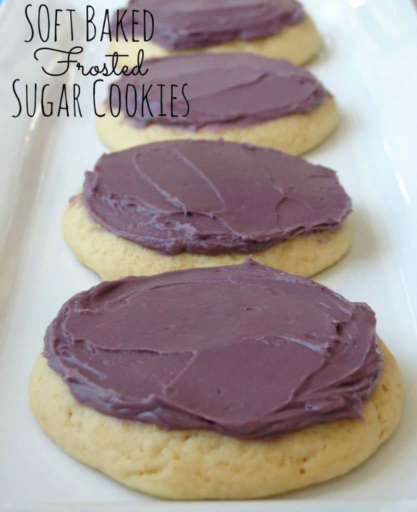 Soft Baked Frosted Sugar Cookies