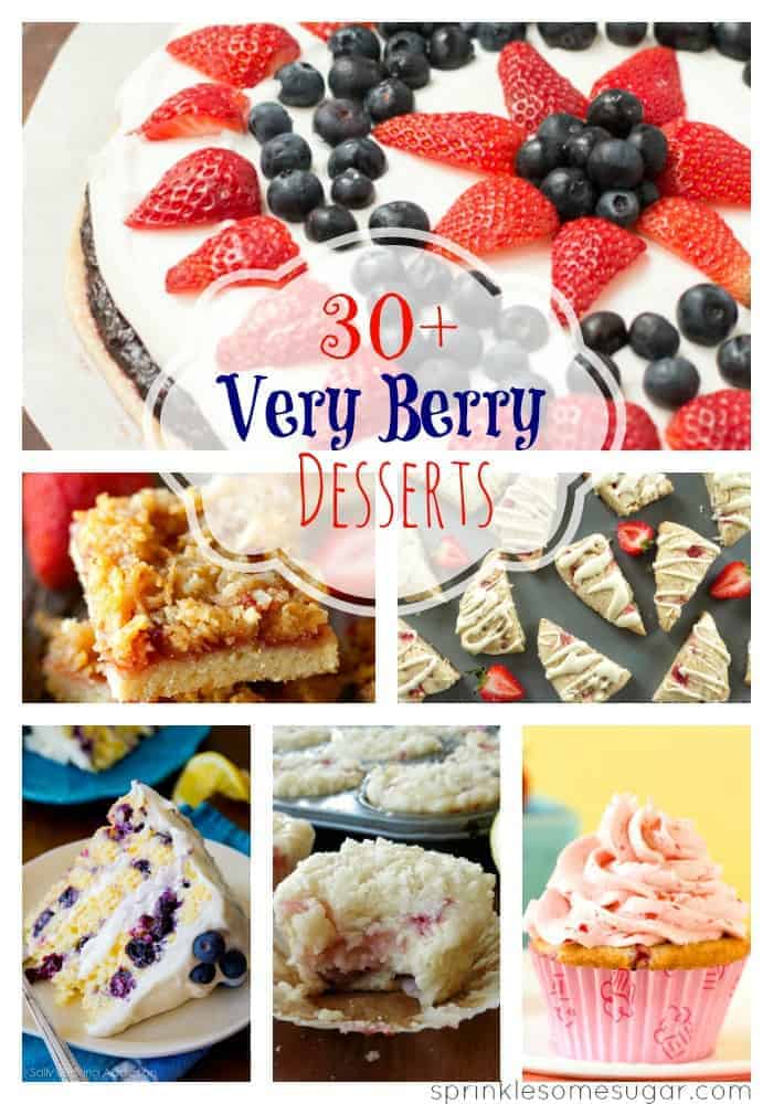 30+ Very Berry Dessert Roundup! - Sprinkle Some Sugar