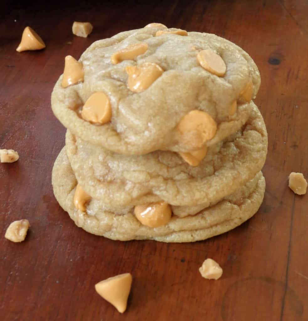 Browned Butter Butterscotch Toffee Brown Sugar Cookies - Sprinkle Some Sugar