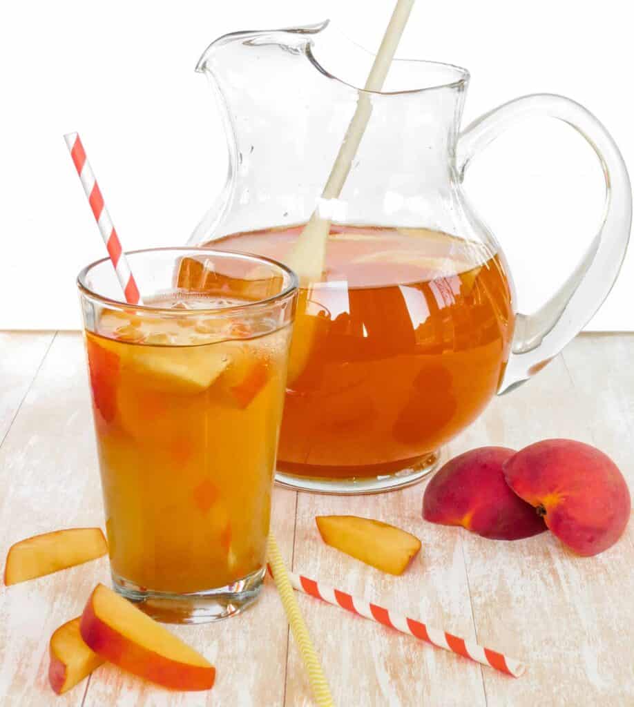Peach Sweet Tea - Sprinkle Some Sugar