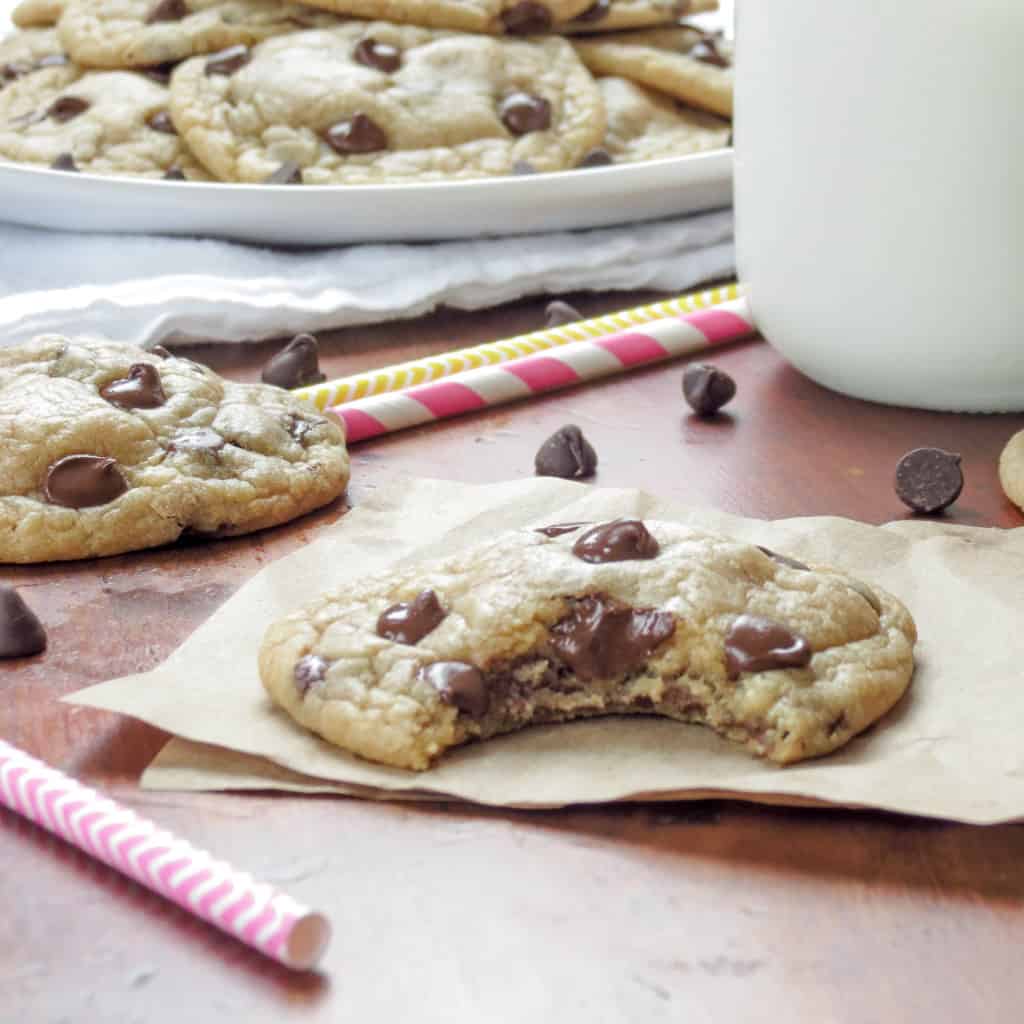 Soft-Baked Chocolate Chip Cookies {My Favorite} - Sprinkle Some Sugar