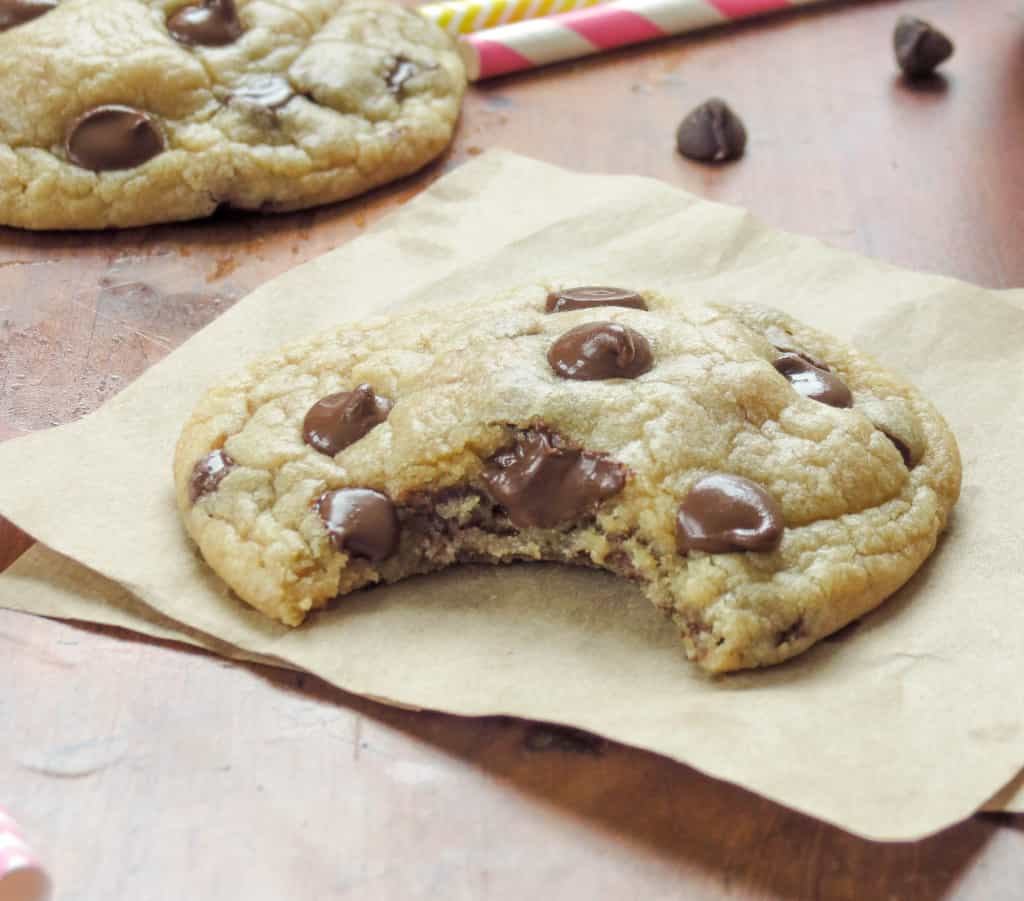 soft-baked chocolate chip cookies {my favorite}