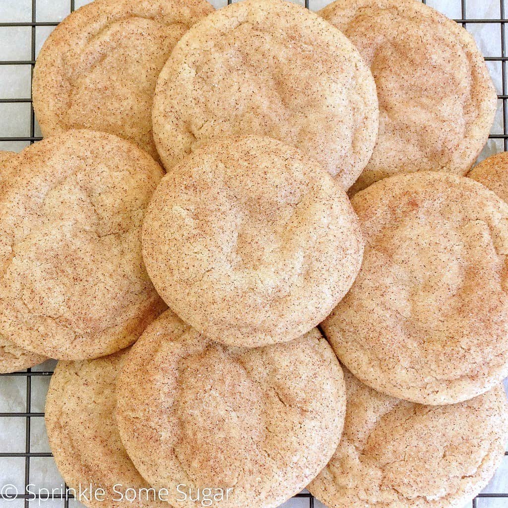 Soft & Chewy Snickerdoodles - Sprinkle Some Sugar