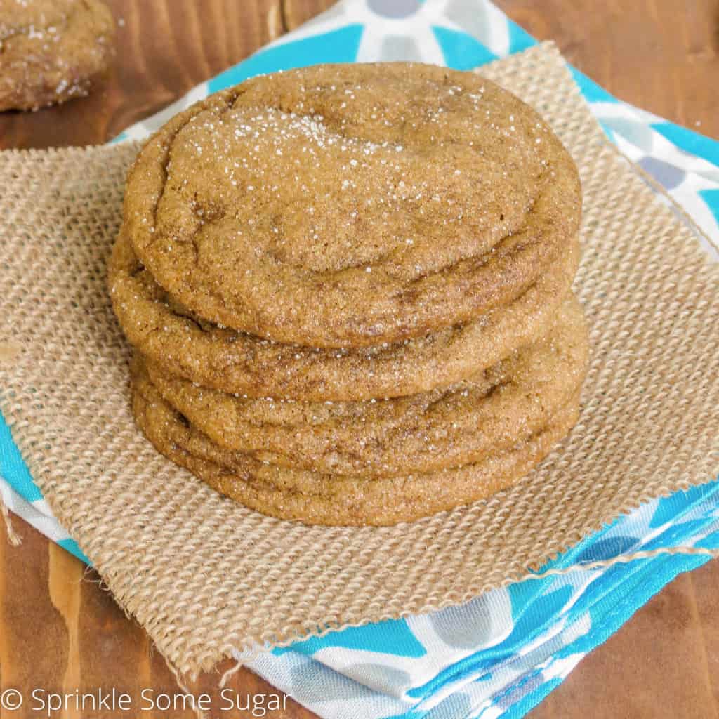 Soft-Baked Gingersnaps - Sprinkle Some Sugar