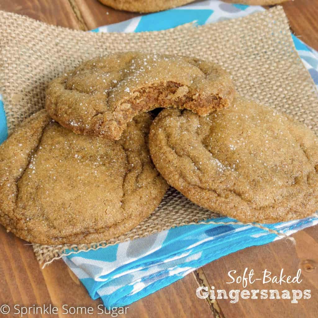 Soft-Baked Gingersnaps - Sprinkle Some Sugar