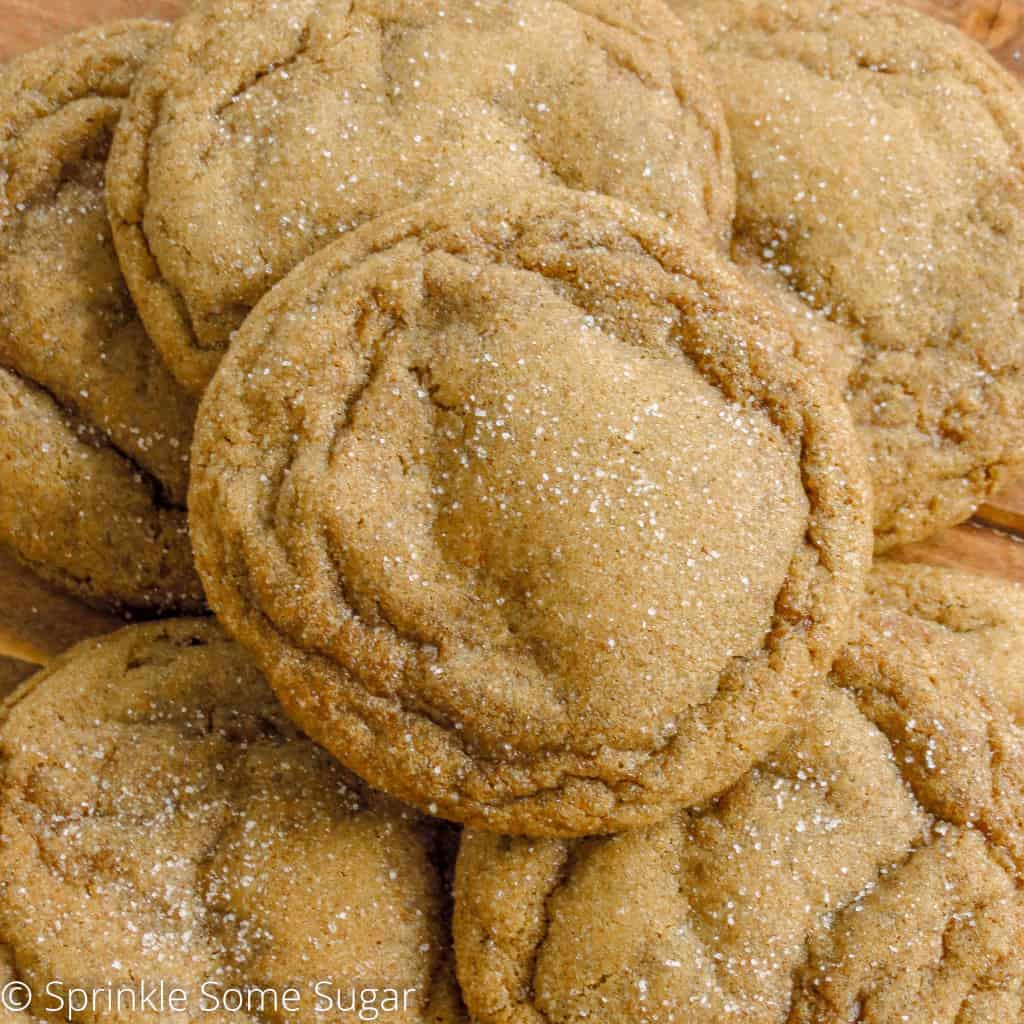 Soft-Baked Gingersnaps - Sprinkle Some Sugar