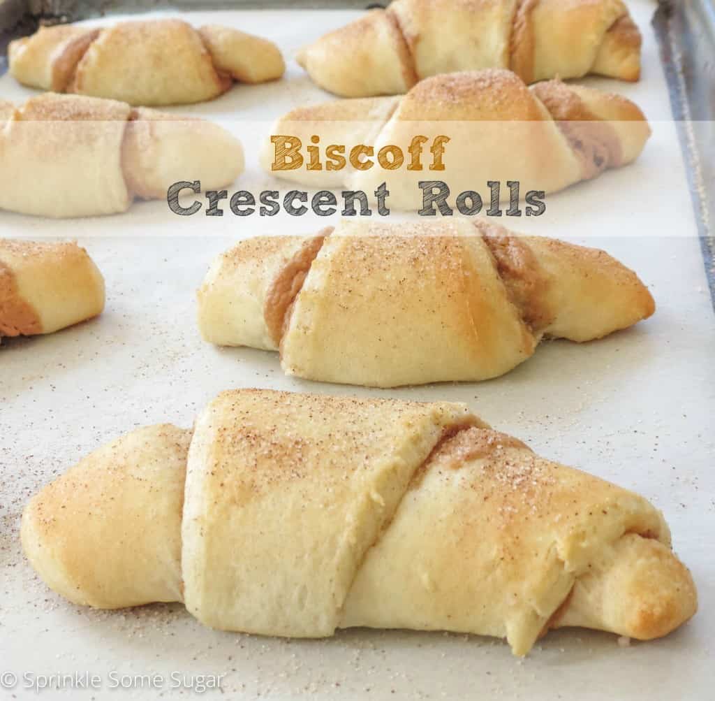 Biscoff Crescent Rolls - Sprinkle Some Sugar