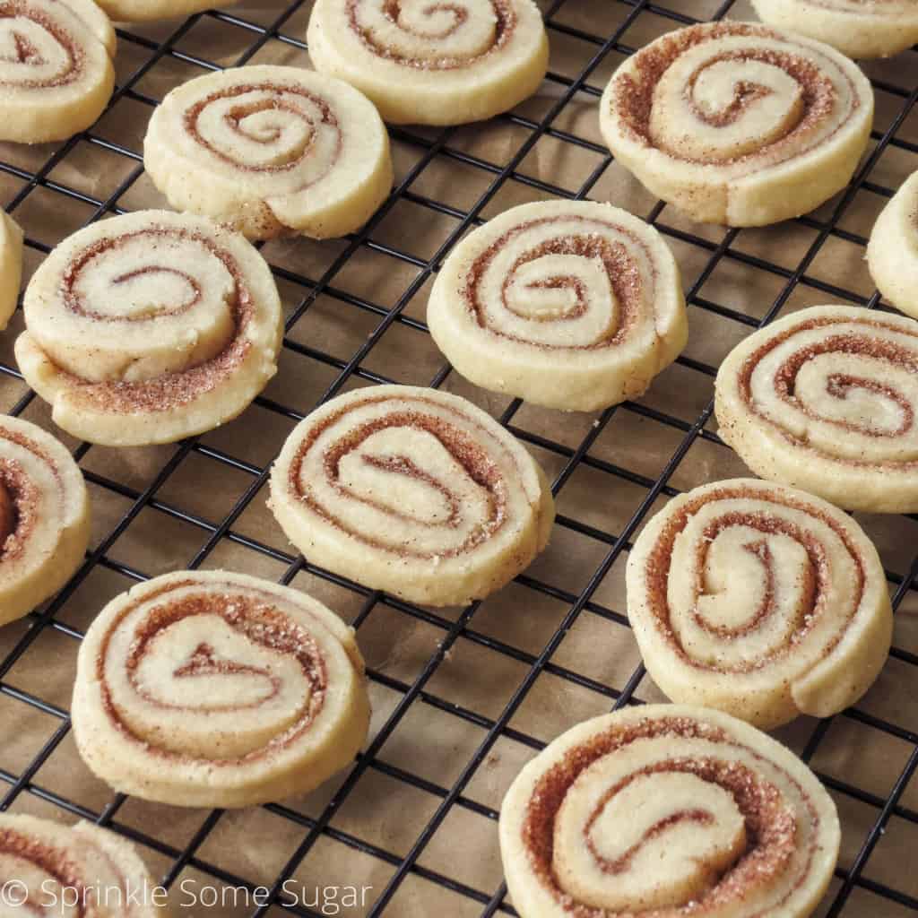 Cinnamon Roll Cookies - Sprinkle Some Sugar