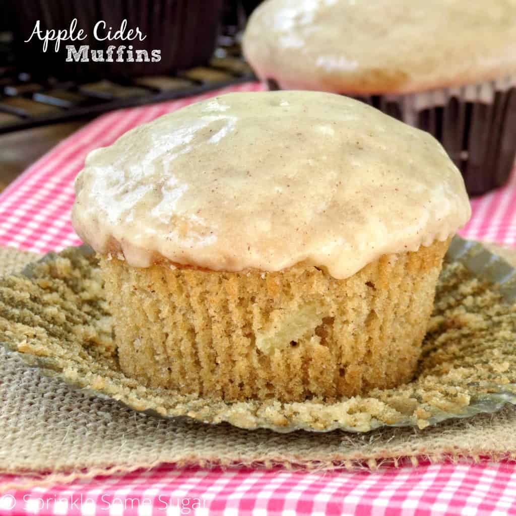 Apple Cider Muffins - Sprinkle Some Sugar