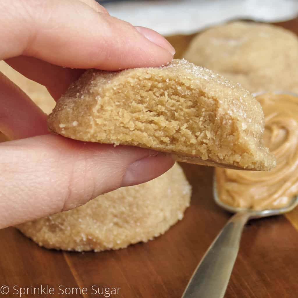 Perfect Peanut Butter Cookies -  Sprinkle Some Sugar