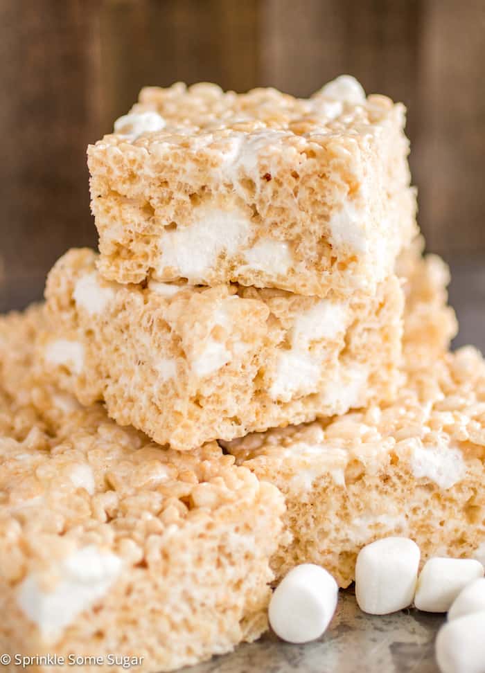 Perfect Rice Krispie Treats - Sprinkle Some Sugar