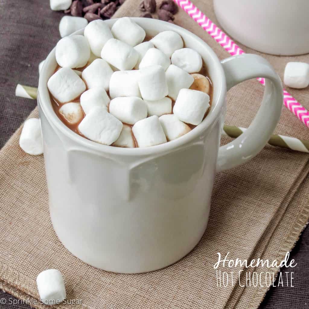 Homemade Hot Chocolate - Sprinkle Some Sugar