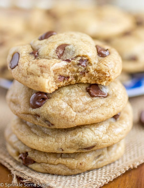 Perfect Chocolate Chip Cookies - Sprinkle Some Sugar