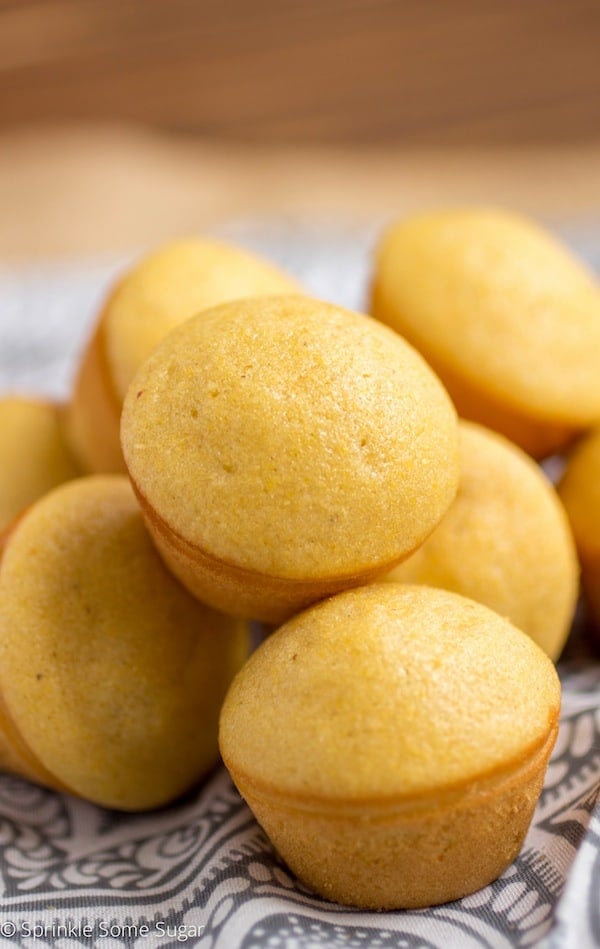 Honey Corn Muffins - Sprinkle Some Sugar