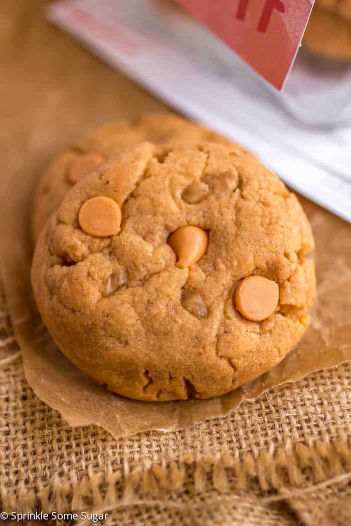 Butterscotch Toffee Pudding Cookies Sprinkle Some Sugar