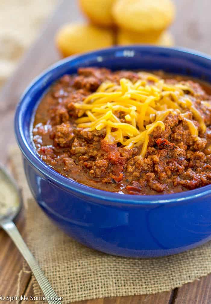 The BEST Instant Pot Chili {Award Winning} Recipe - Oh Sweet Basil