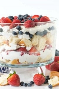 No-Bake Berry Shortcake Trifle - Crazy For Crust