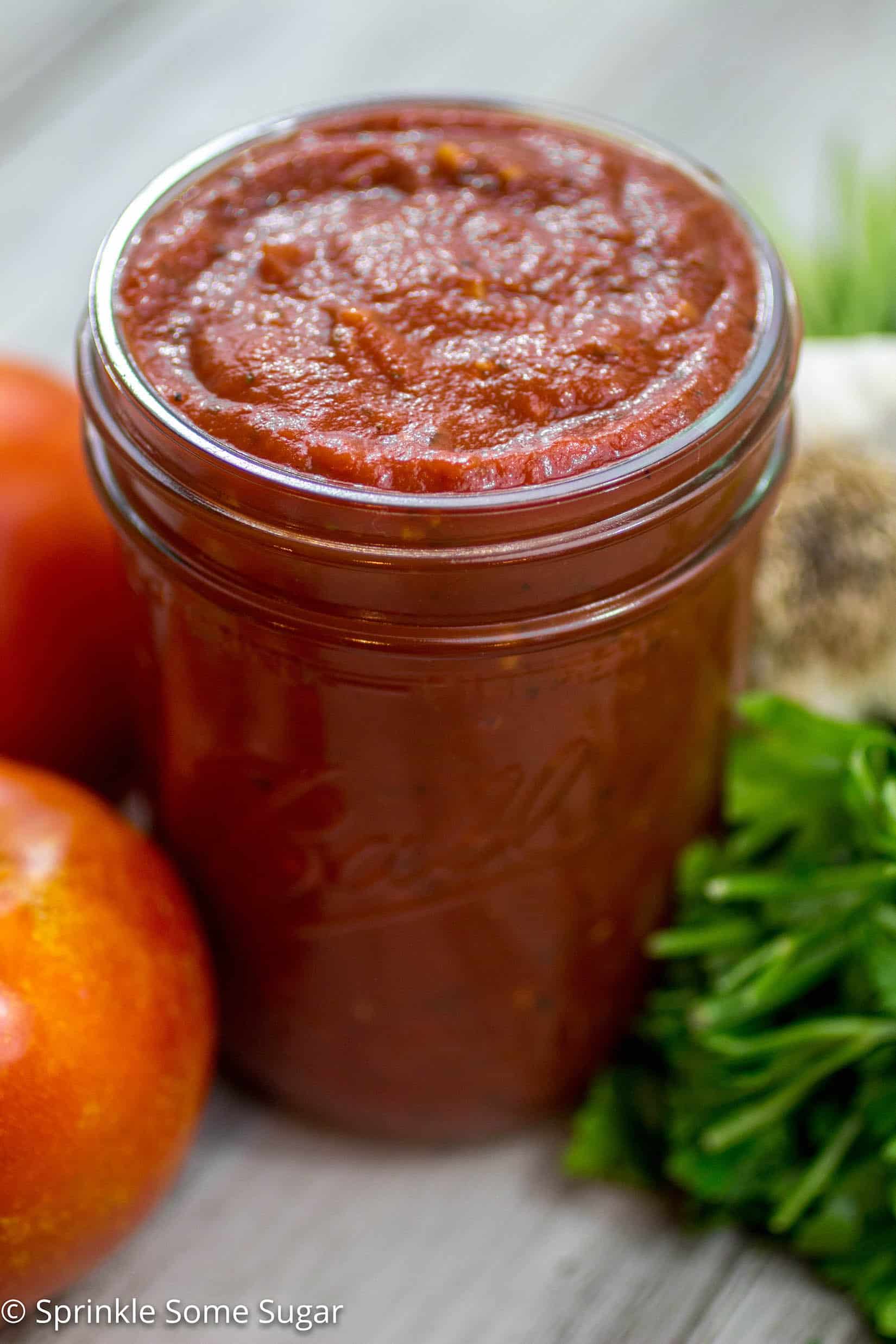 The BEST Homemade Pizza Sauce Sprinkle Some Sugar