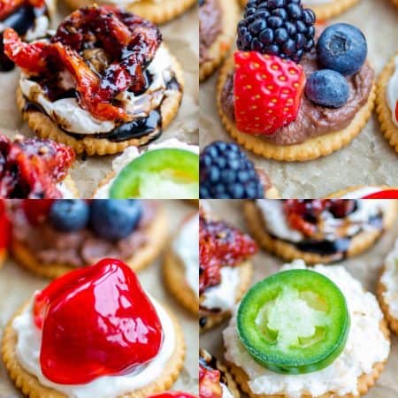 These sweet and savory bite-size recipes using RITZ Crackers, cream cheese and a few other tasty ingredients are going to be the star of your next gathering!