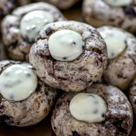 Cookies and Cream Blossoms - A new twist on the classic blossom cookie with cookies and cream flavor!