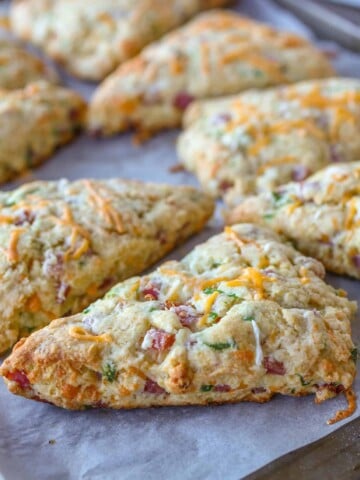 Hatfield Ham and Cheese Scones - Sprinkle Some Sugar