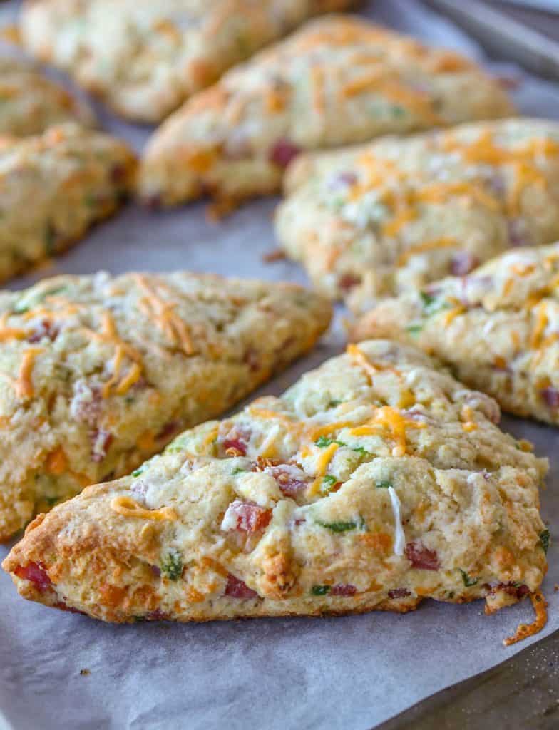 Hatfield Ham and Cheese Scones - Sprinkle Some Sugar