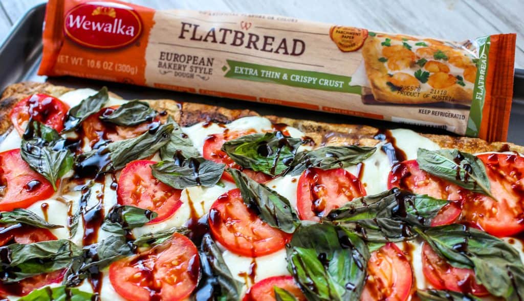 Grilled Caprese Flatbread - Sprinkle Some Sugar