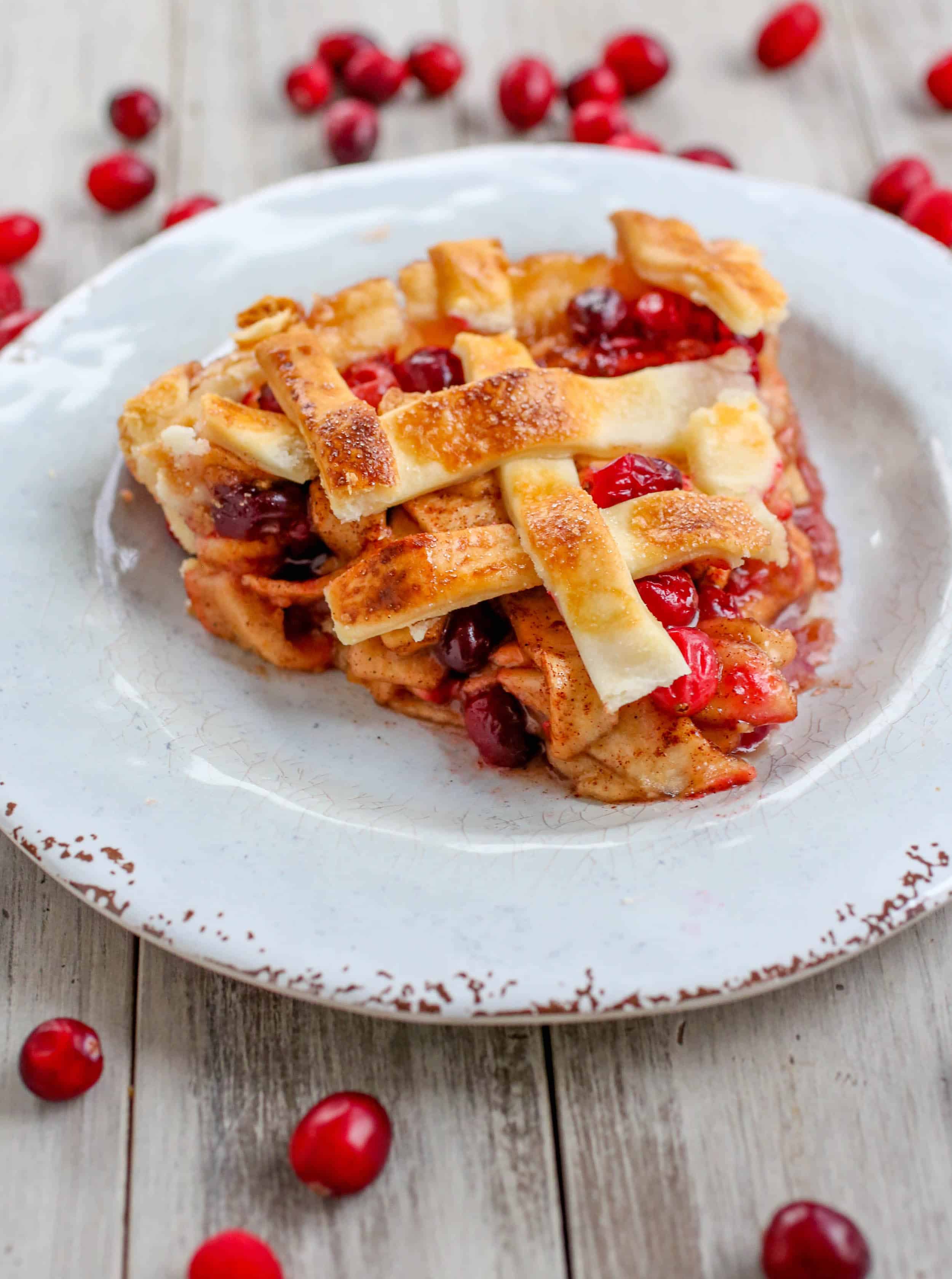 Cranberry Apple Pie - Sprinkle Some Sugar